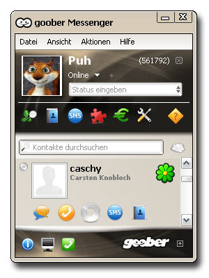 goober Messenger screen1