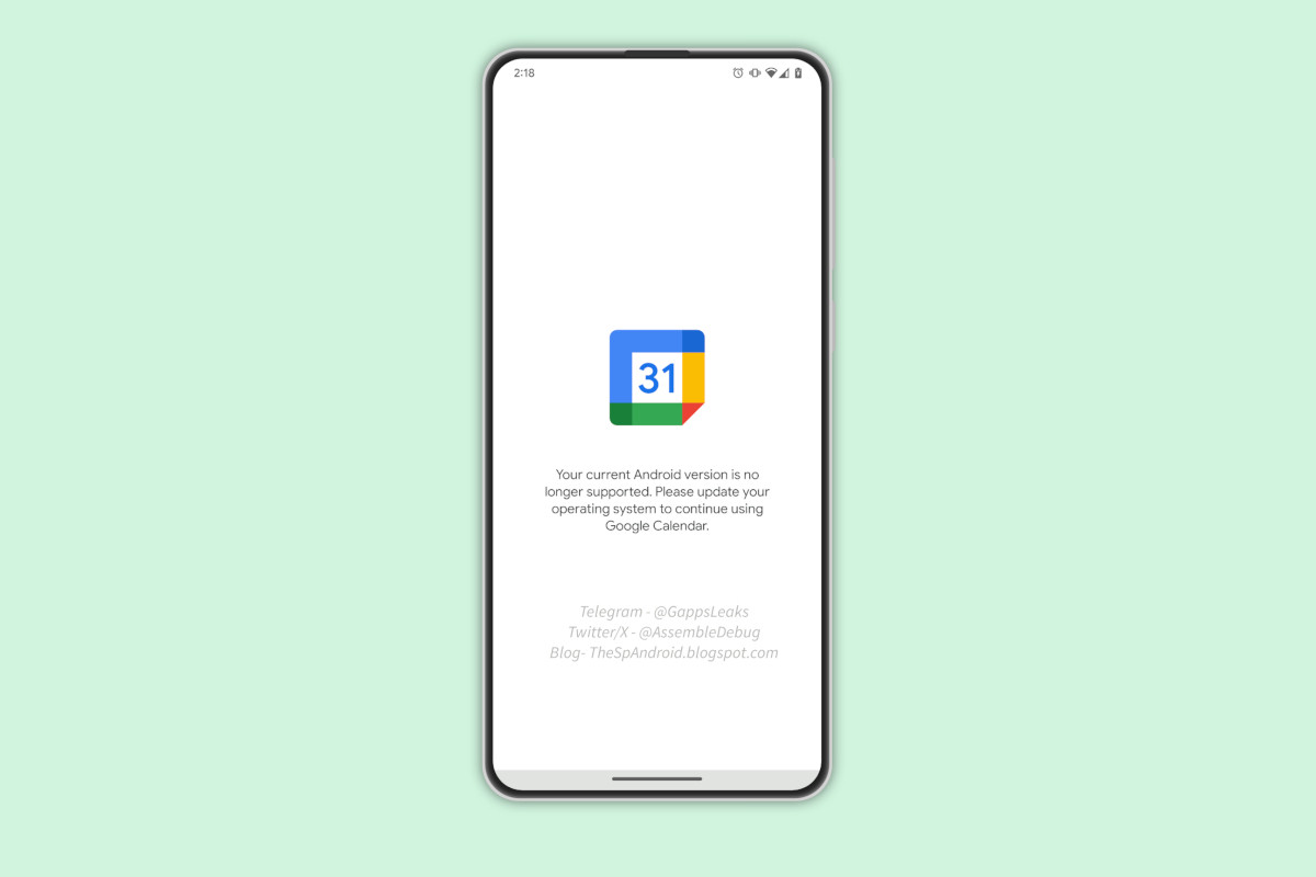 google-agenda-fin-support-version-android
