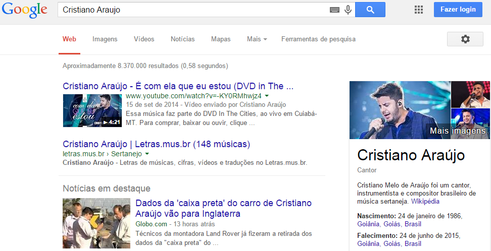 Google-bresil-Cristiano-Araujo