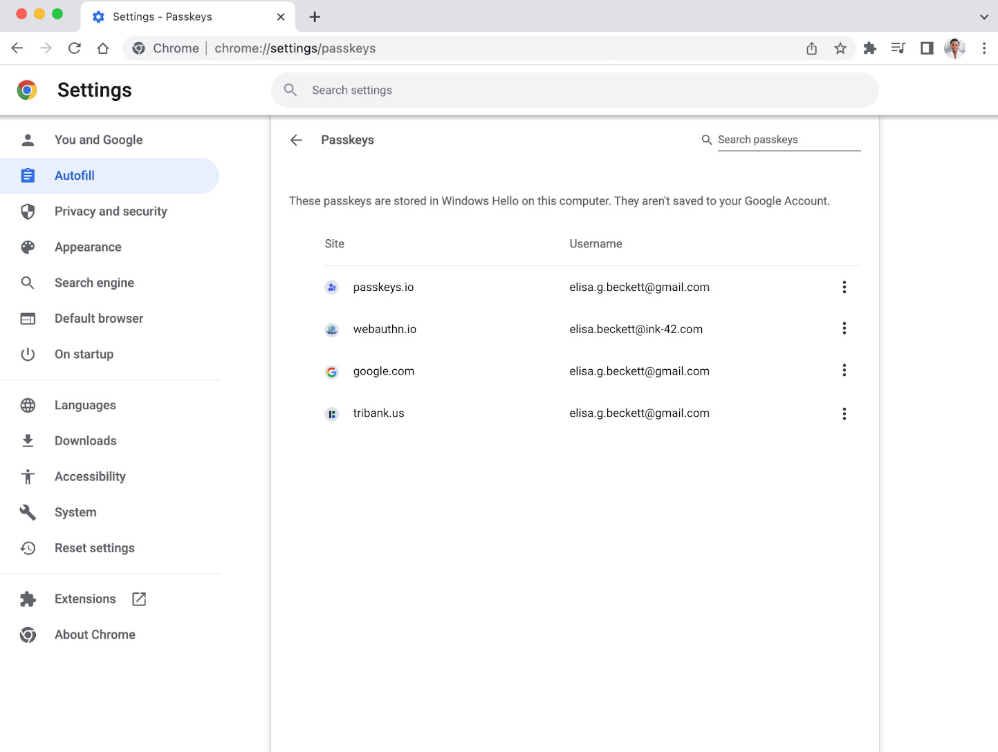 google-chrome-ordinateur-gestion-passkeys