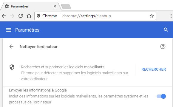 Google-Chrome-recherche-malware