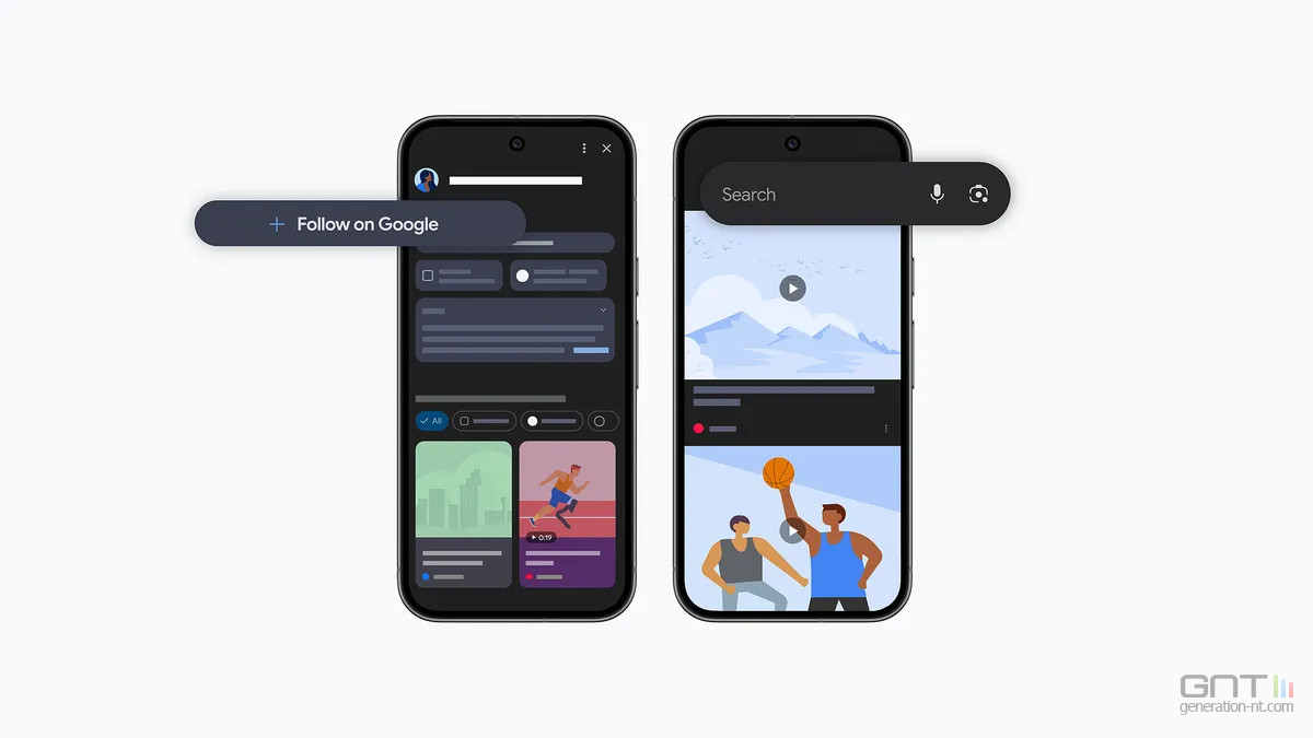 Google Discover intègre X et Instagram