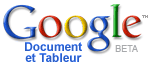 Google Document et Tableur