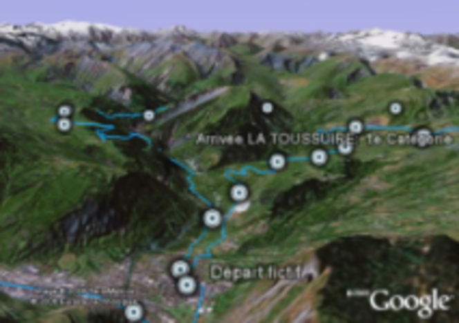 Google Earth - Tour de France