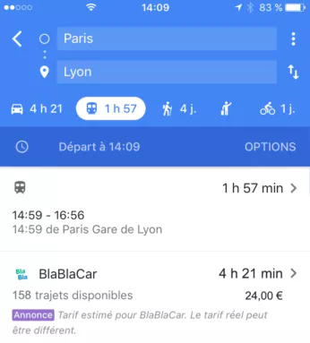 Google-Maps-BlaBlaCar