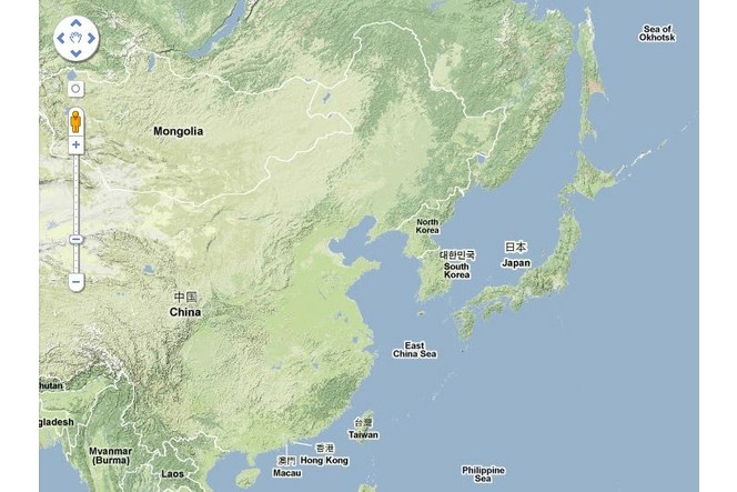 Google-maps-coree-sud