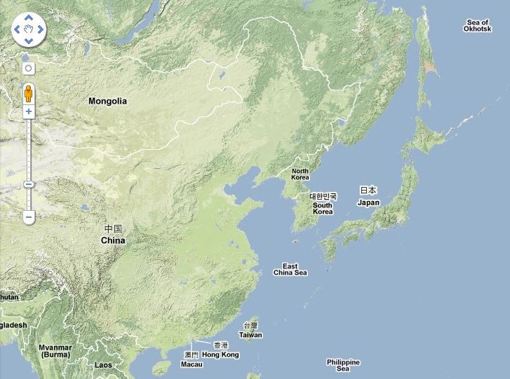 Google-maps-coree-sud