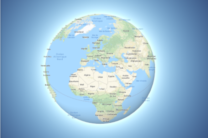 Sur Google Maps, la Terre n'est plus plate