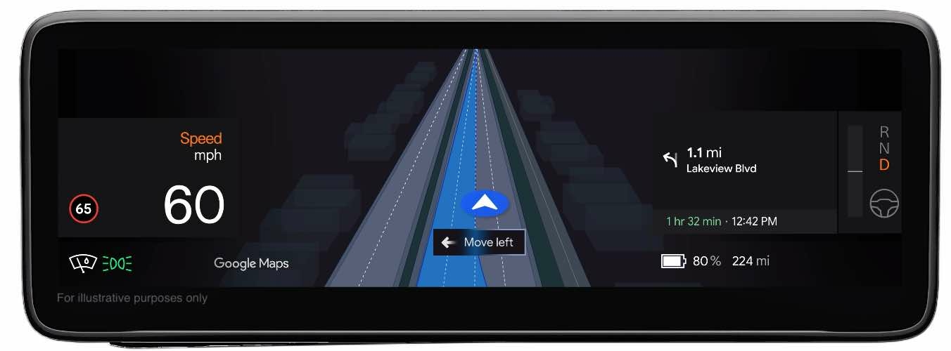 Google Maps Live Lane Guidance