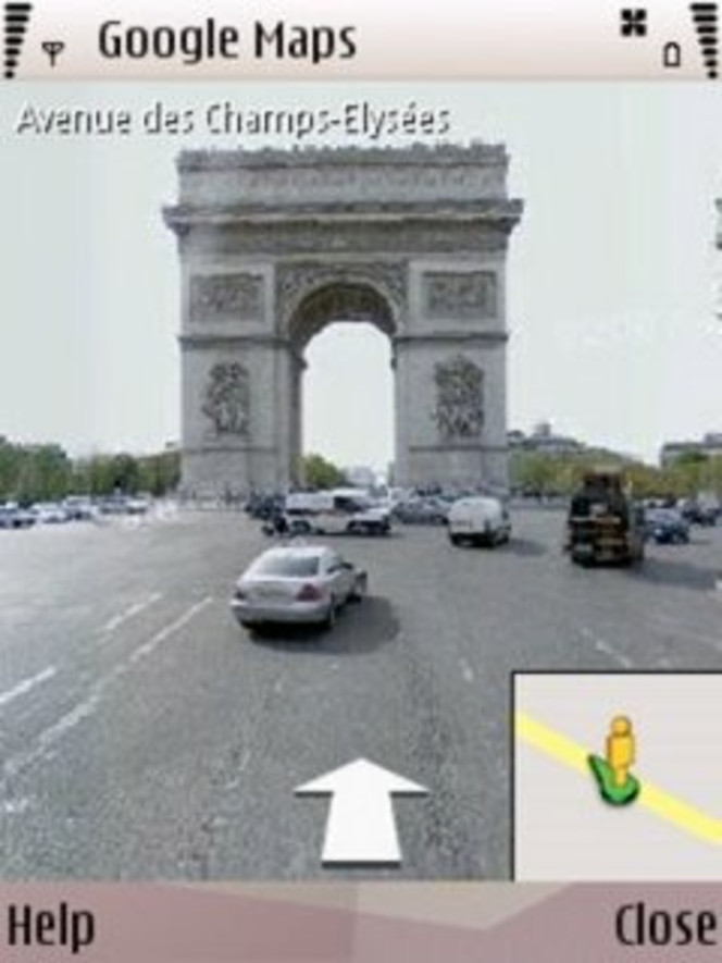 Google Maps StreetView Mobile