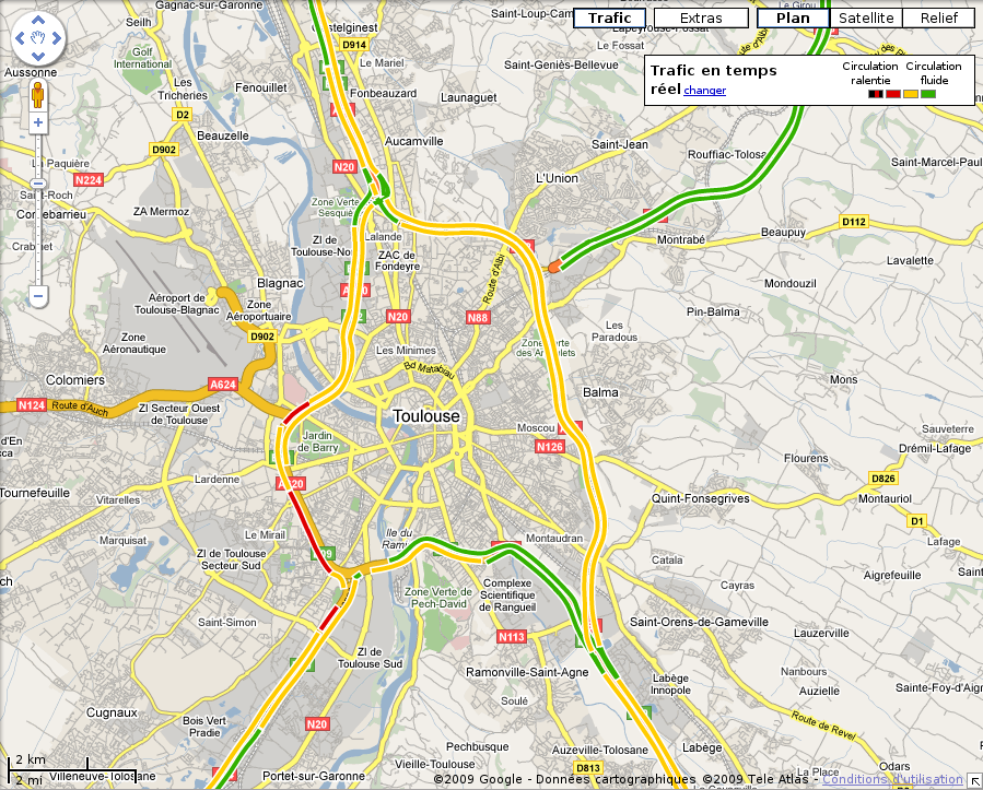 Google_Maps_Trafic_Toulouse