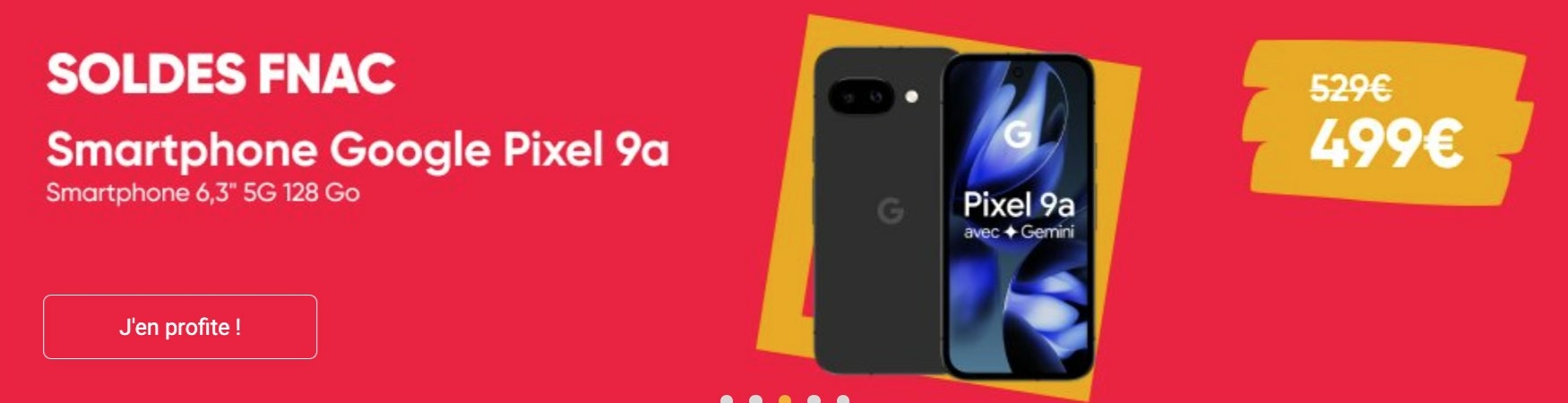 Google Pixel 9a - soldes d'e?te? Fnac