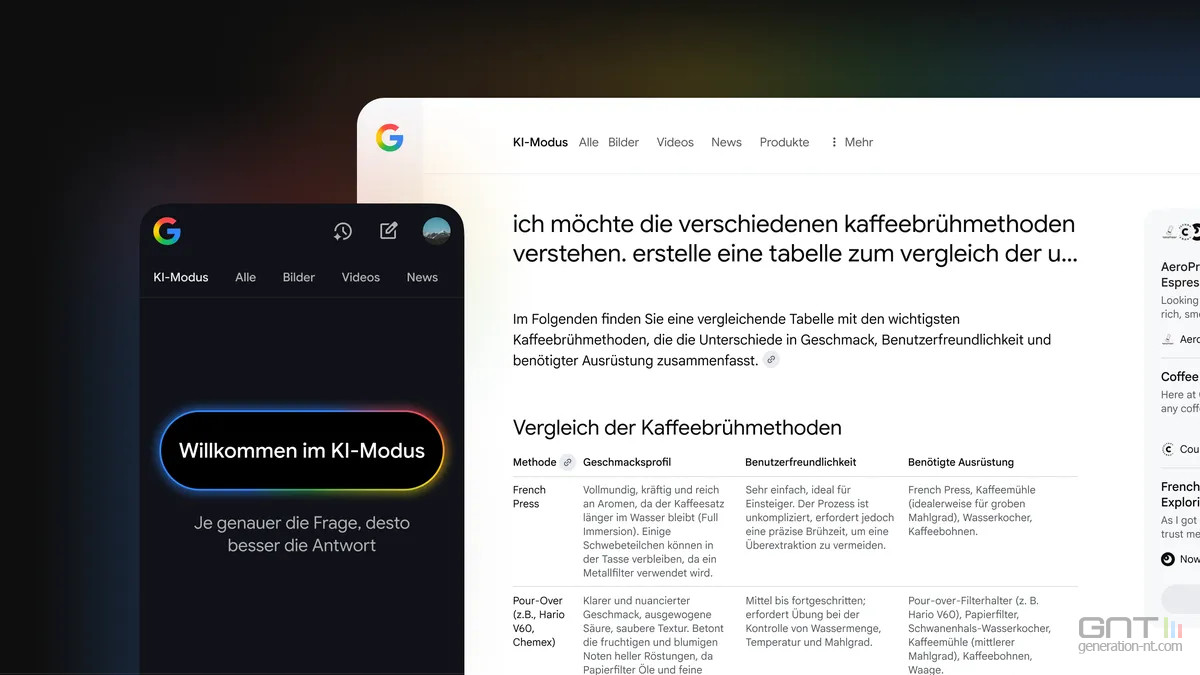 Le Mode IA de Google débarque en Europe, mais boude la France