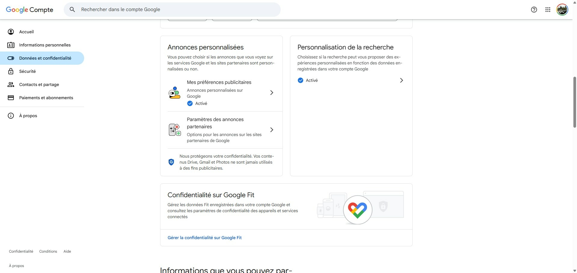 google tableau de bord 03