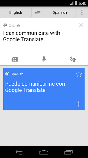 Google-Traduction-Android