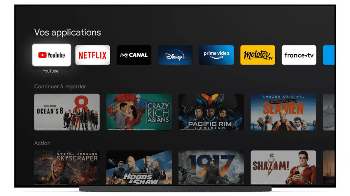 Google Home une pour piloter Google TV depuis son smartphone