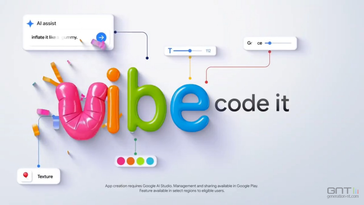 Google vous encourage à créer vos propres applications avec l'IA