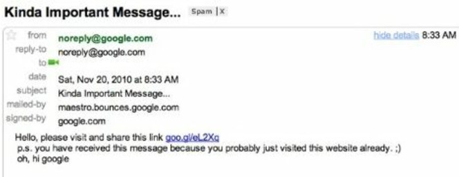 google-vulnerabilite-spam