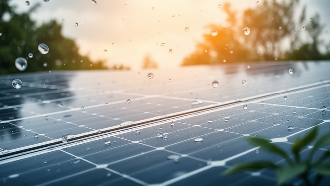 goutte pluie production energie renouvelable