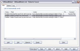 GRSoftware Email Robot screen1