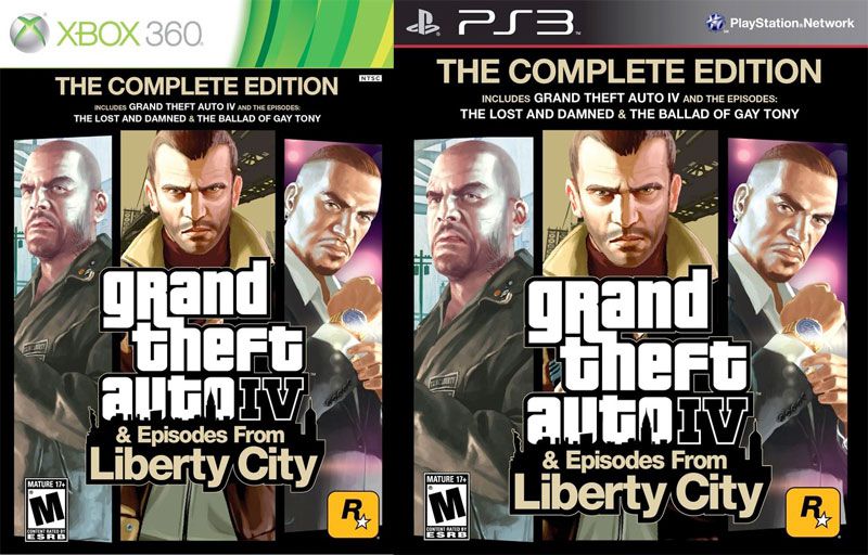 GTA IV : The Complete Edition - pochettes
