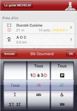 Guide Michelin 2010 iPhone 02