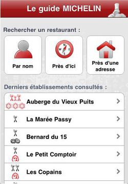 Guide Michelin 2010 iPhone 04