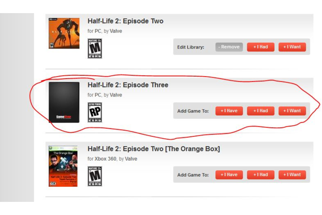 Half-Life Episode Three - Gamestop