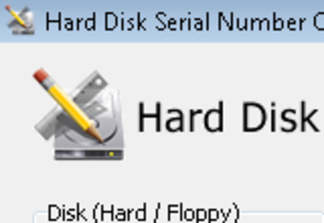 Hard Disk Serial Number Changer  screen 2