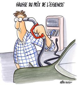 Hausse prix essence