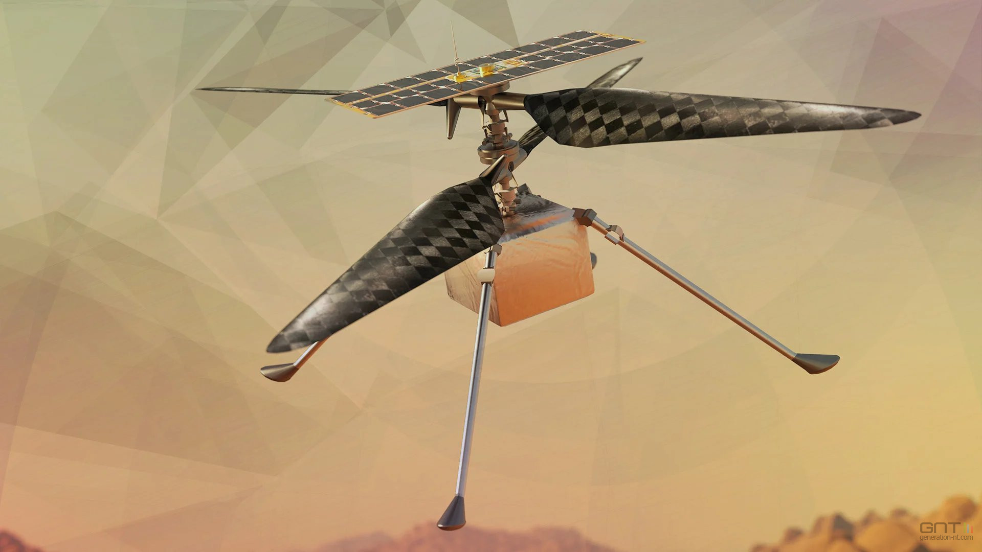 NASA : les rotors des futurs hélicoptères martiens dépassent la vitesse du son