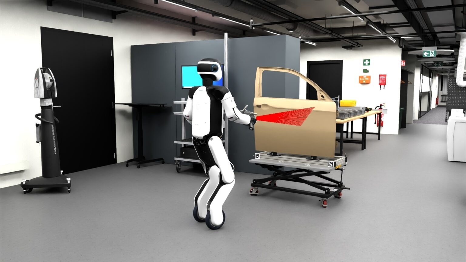 Hexagon AEON robot humanoide apprentissage Nvidia