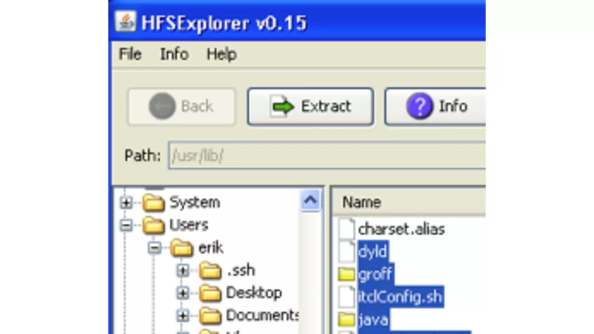 hfs explorer for mac