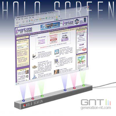 Holo screen
