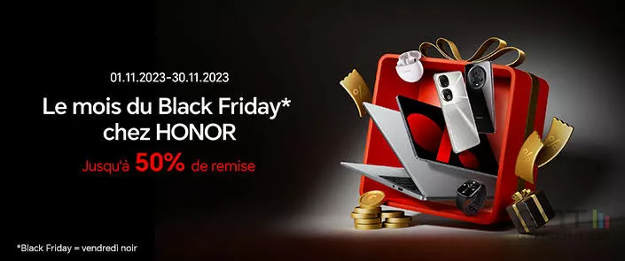 HONOR jusqu 50 de remise pour le Black Friday smartphones