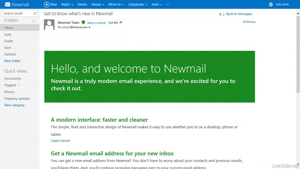 Hotmail-Newmail-Message