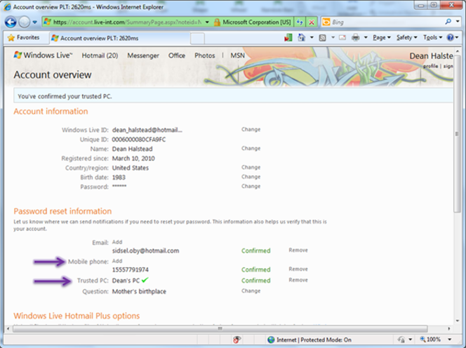 Hotmail-preuves