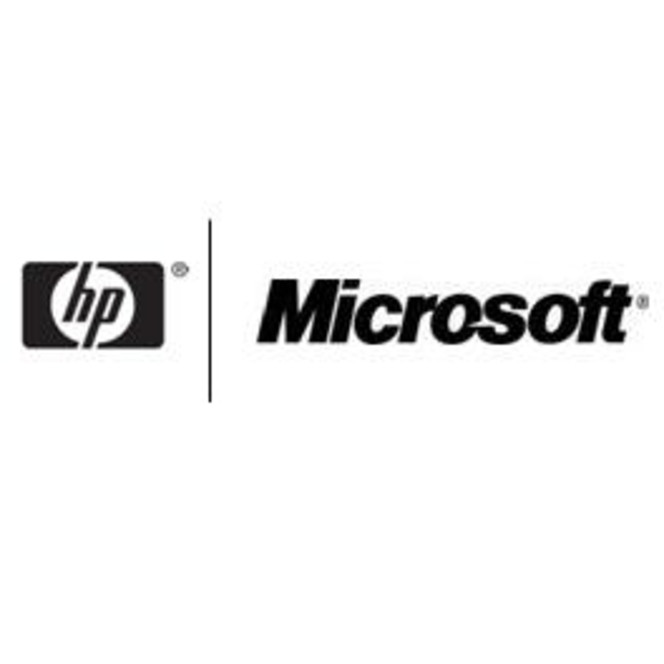 HP Microsoft logo pro