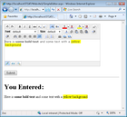 HTML Editor ASP.NET AJAX : un traitement de texte pour générer du HTML