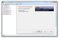 HTTrack WebSite Copier Portable screen1