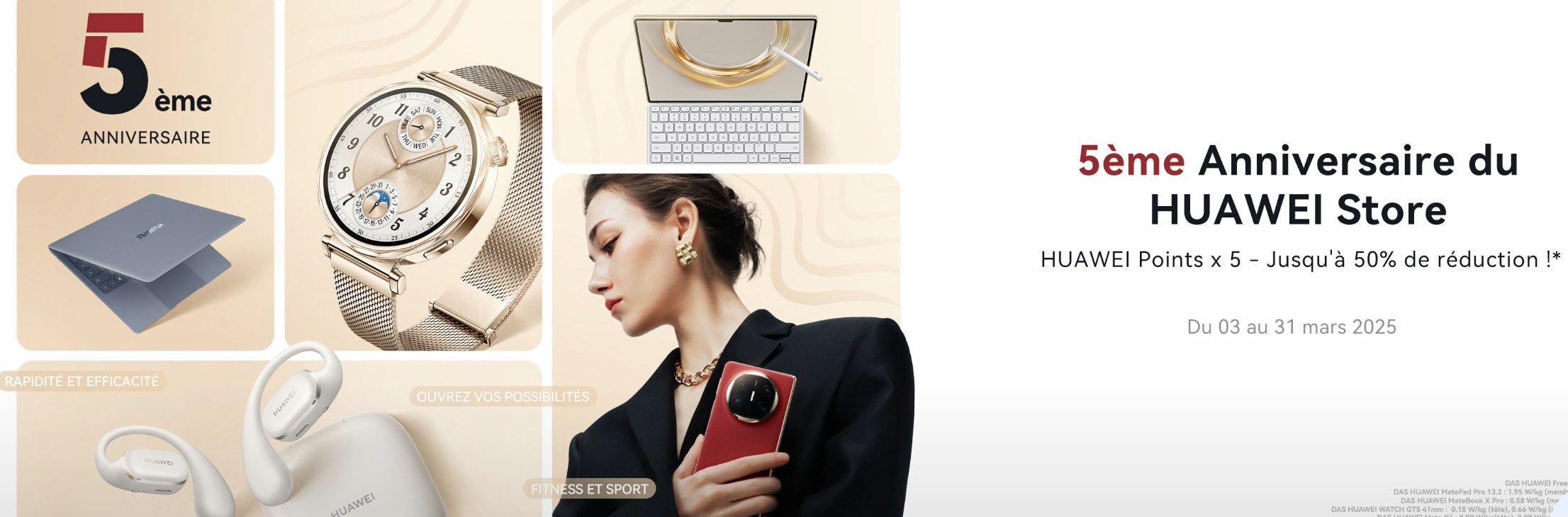 Huawei 5e?me anniversaire e-store