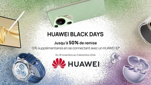 Huawei : jusqu'à -50% pour les Black Days dès maintenant !