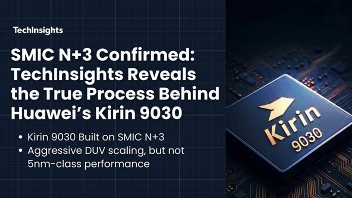Huawei Kirin 9030 TechInsights