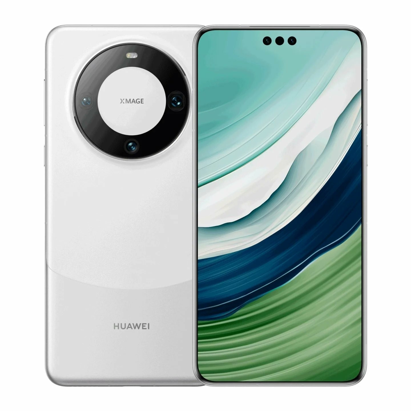 Custodia In Vera Pelle Premium Per Huawei Mate 60 Pro - Cover Infrangibile Con Telaio TPU, Verde - Antigraffio, Antipolvere, Supporta Ricarica Wireless - Fatto A Mano
