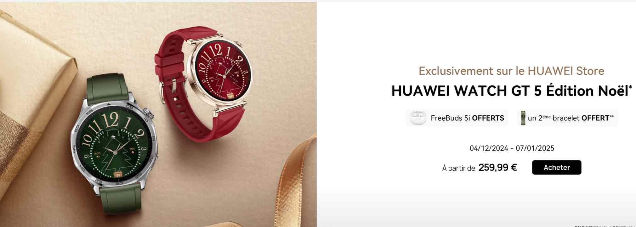 HUAWEI WATCH GT 5 - e?dition Noe?l