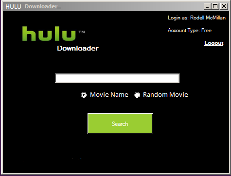 Hulu Downloader screen1