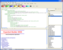 Hypertext Builder 2006 screen1