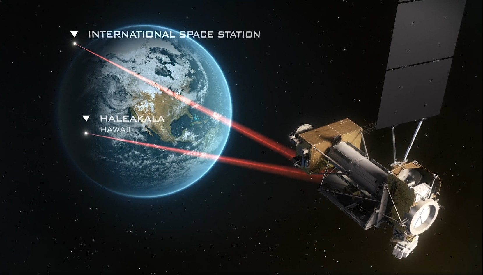 ILLUMA T laser bidirectionnel ISS LCRD Terre