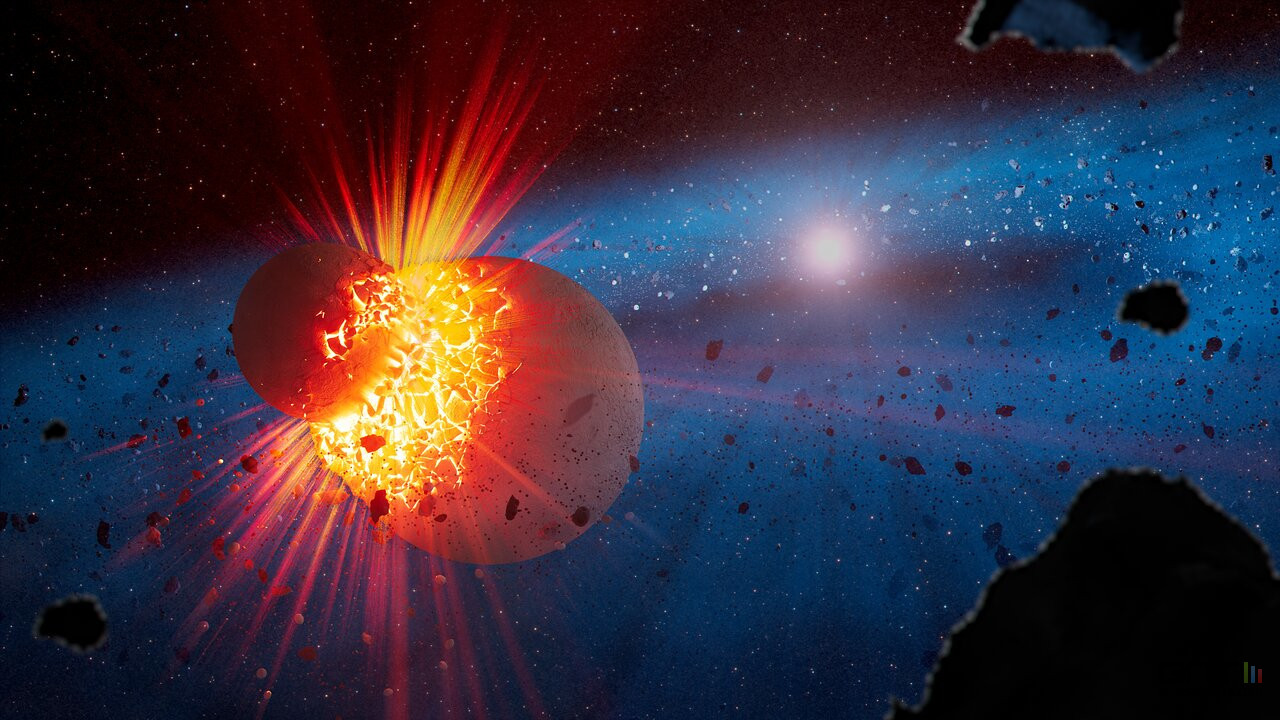 Le JWST dévoile les secrets des collisions planétaires titanesques