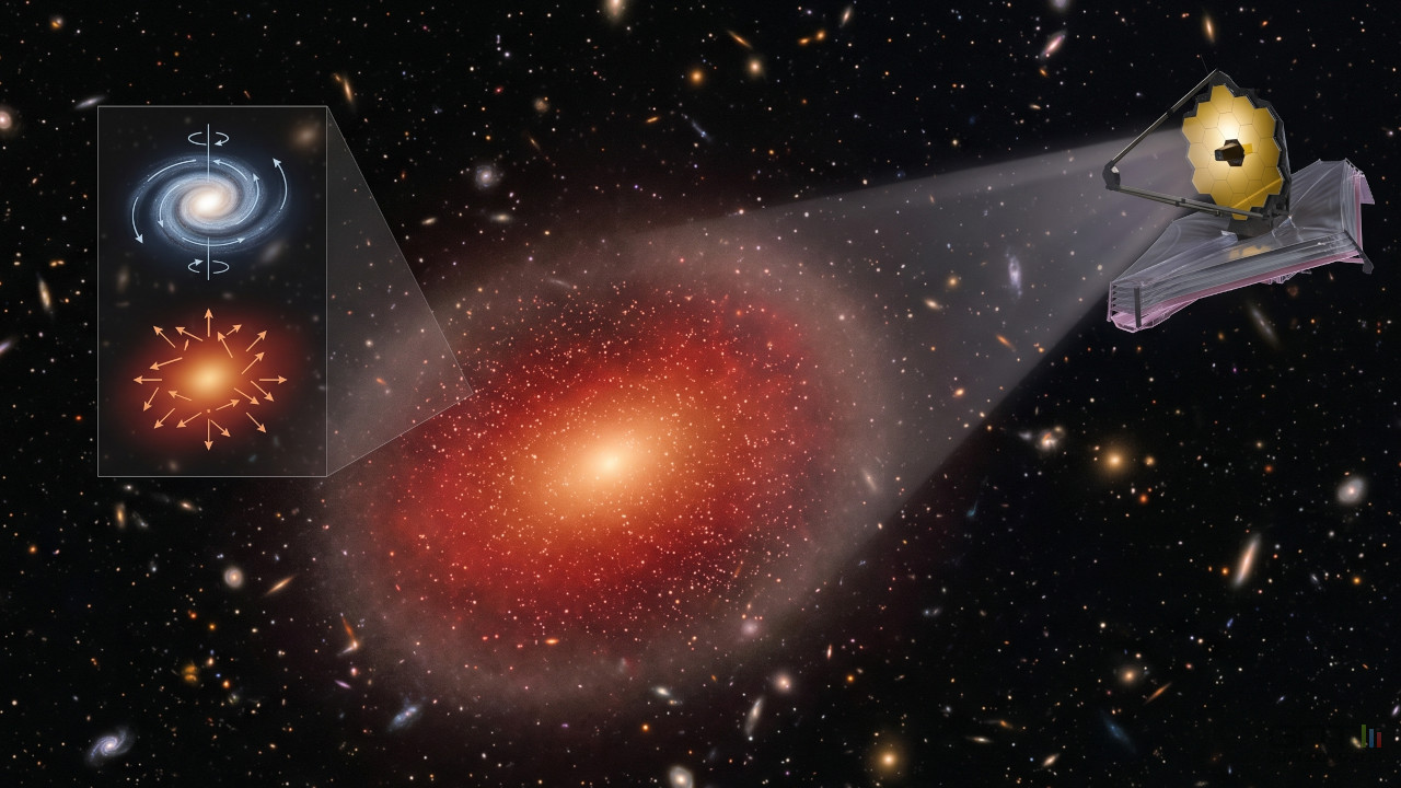 Cette galaxie massive des débuts de l'Univers n'est pas normale